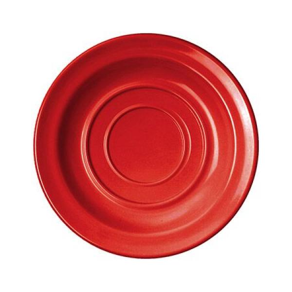 Untertasse, 14cm, Melamin rot